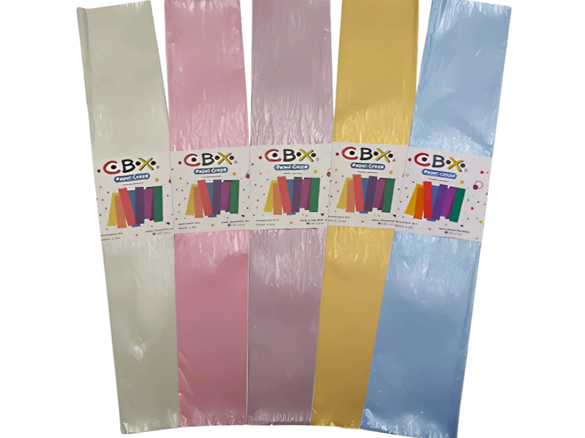 PAPEL CREPÉ "CBX" PERLADO x UNIDAD