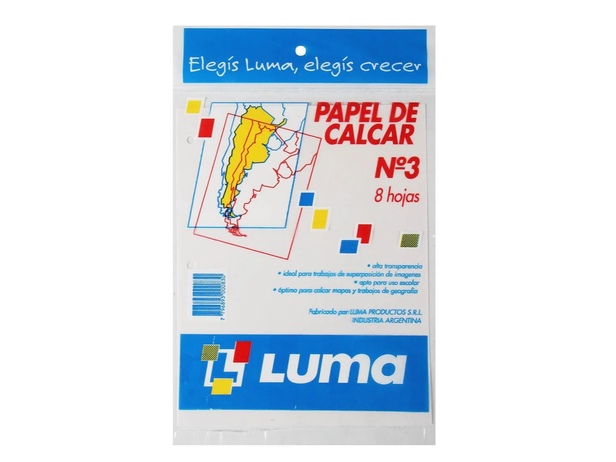 REPUESTO CALCAR "LUMA" N°3