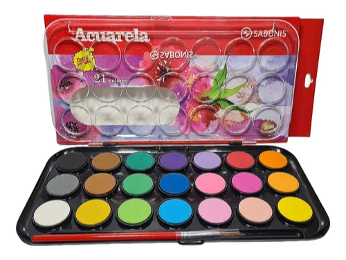 ACUARELA "SABONIS" x 21 COLORES