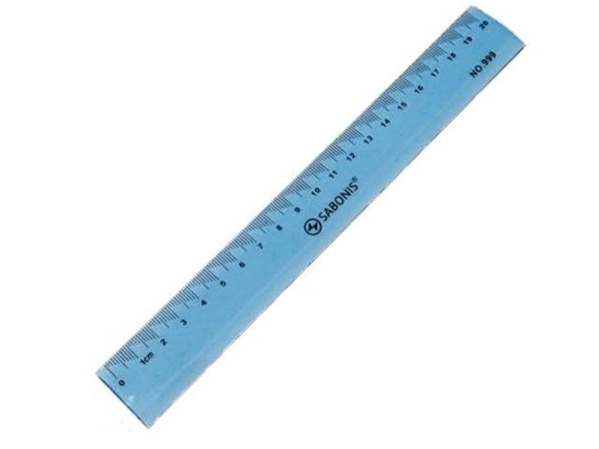 REGLA "SABONIS" PLÁSTICA x 20CM