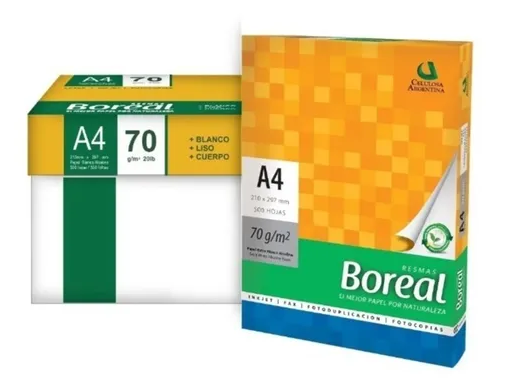 RESMA "BOREAL" A4 70G x 500 HOJAS