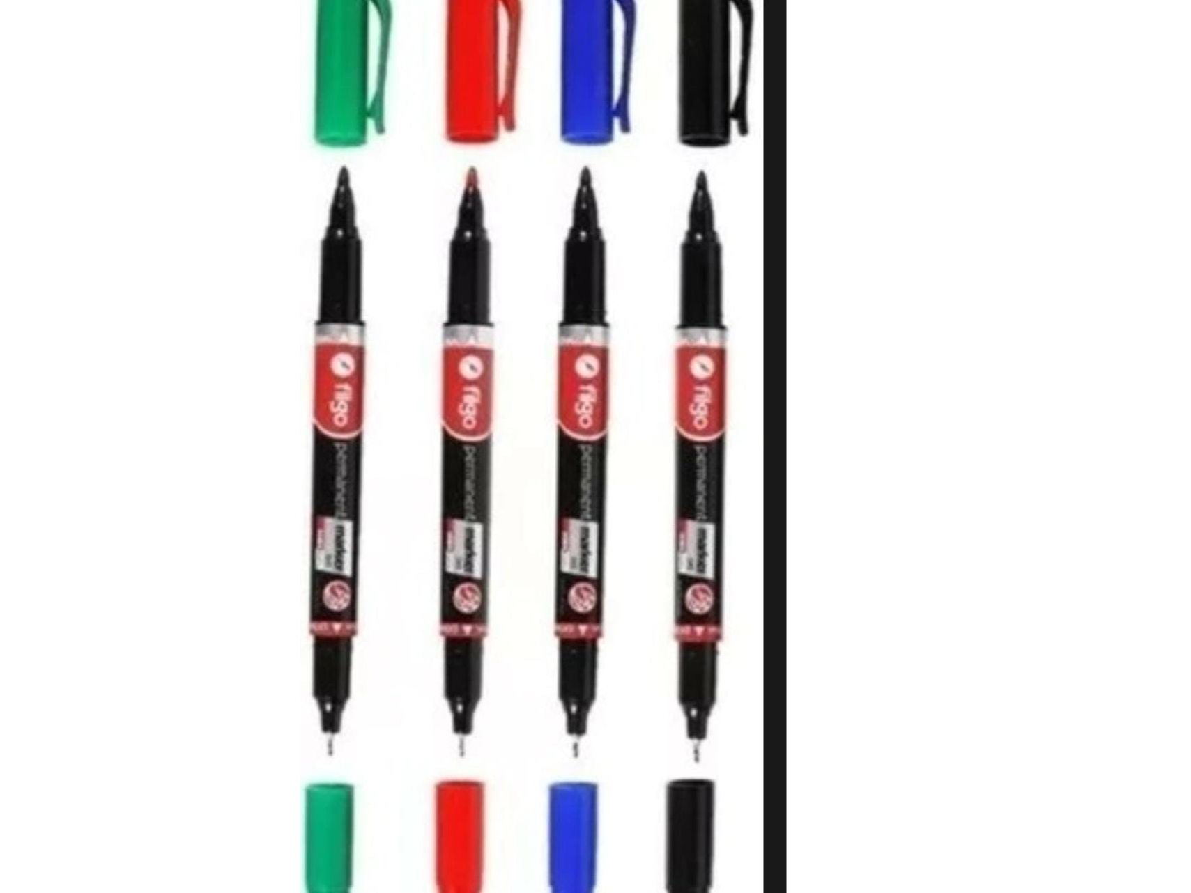 MARCADOR PERMANENTE DOBLE PUNTA "FILGO" 042 x UNIDAD