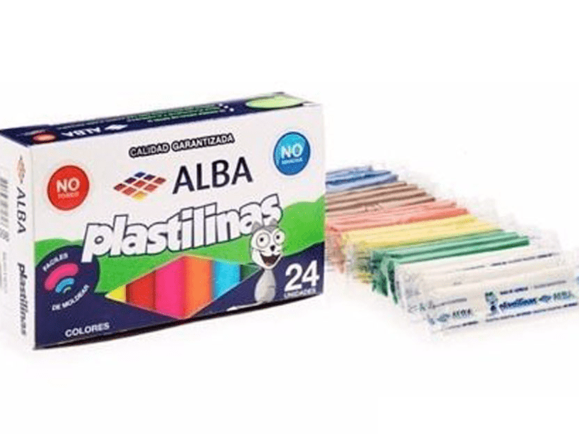 PLASTILINA "ALBA" x UNIDAD