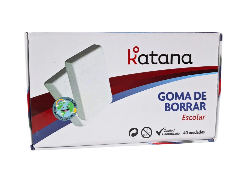 GOMA LÁPIZ "KATANA" x UNIDAD