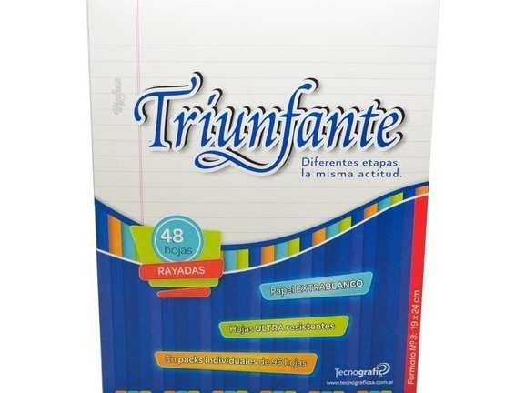 REPUESTO N°3 "TRIUNFANTE" x 48 HOJAS