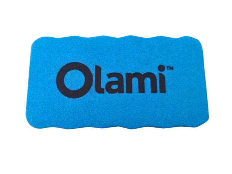 BORRADOR PARA PIZARRA DE GOMA EVA "OLAMI" x UNIDAD
