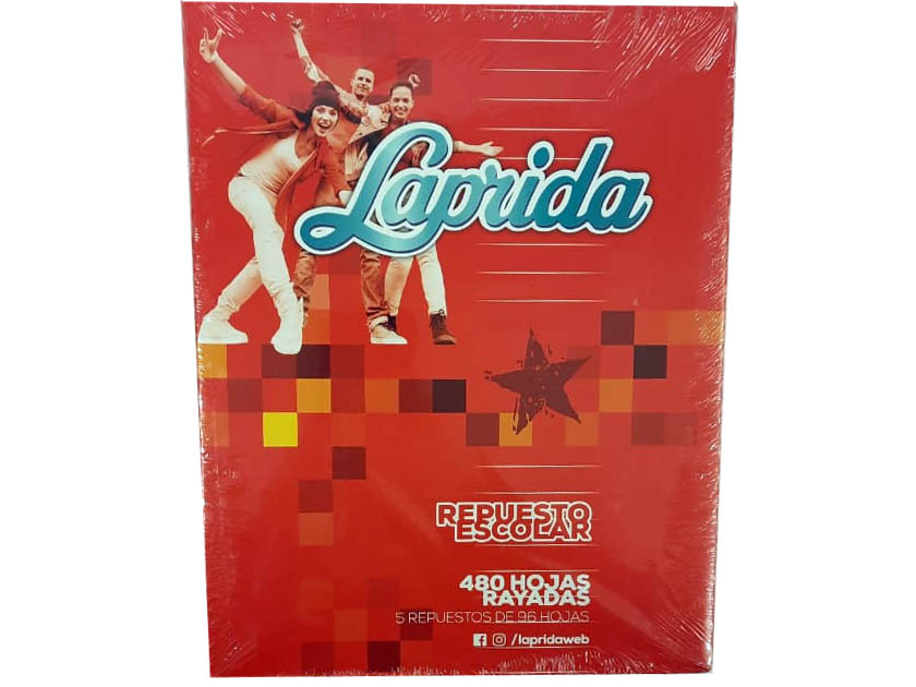 REPUESTO N°3 "LAPRIDA" x 480 HOJAS