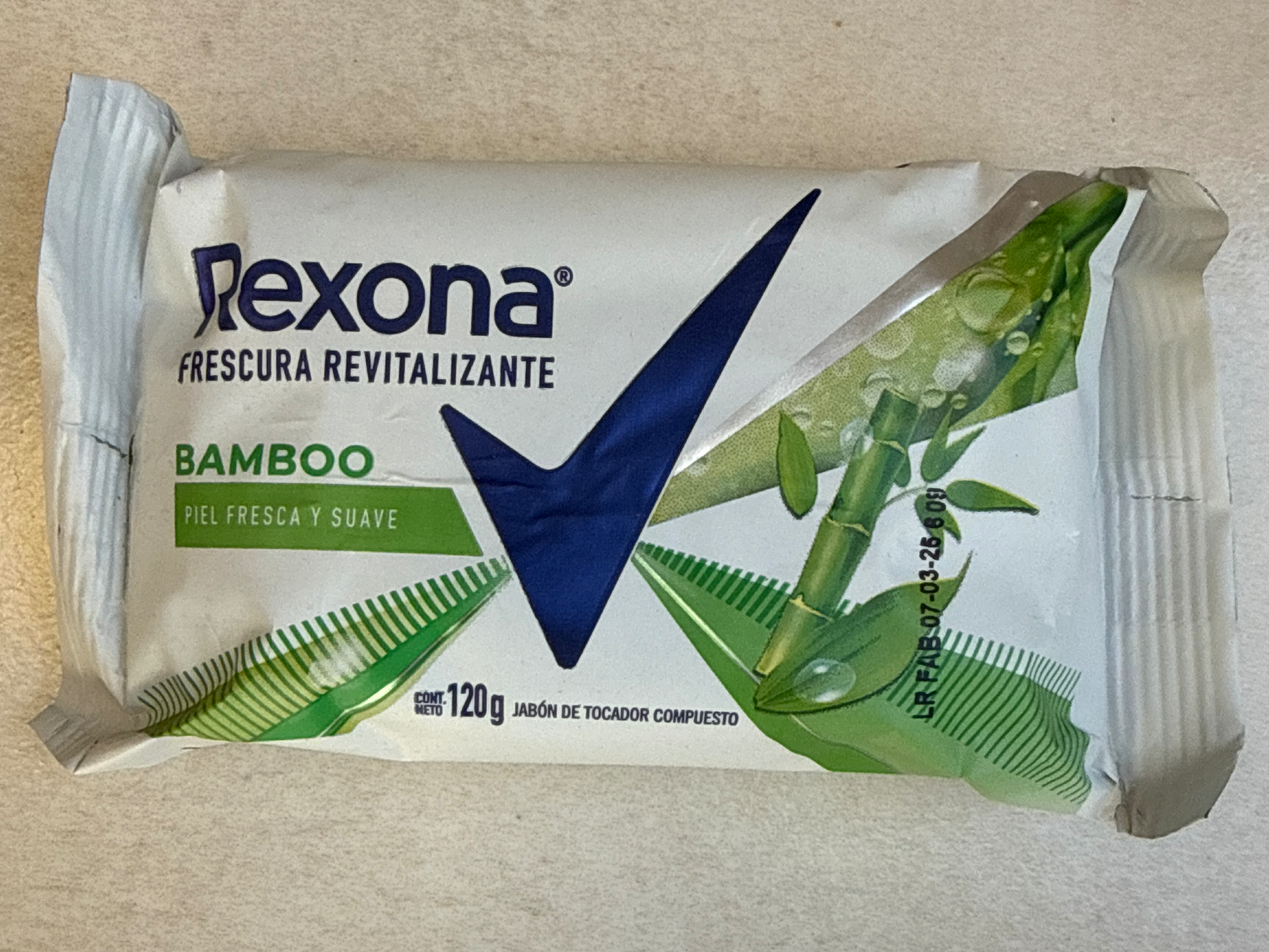 Jabón rexona x 120 g Bamboo