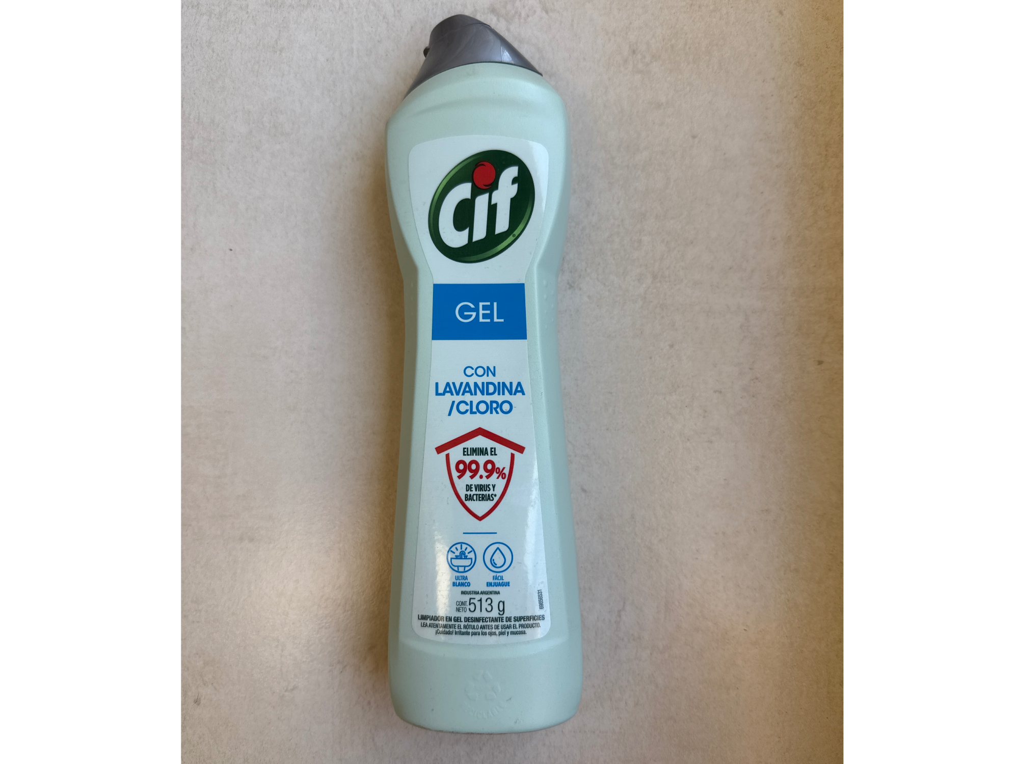Cif gel con lavandina x 513 g
