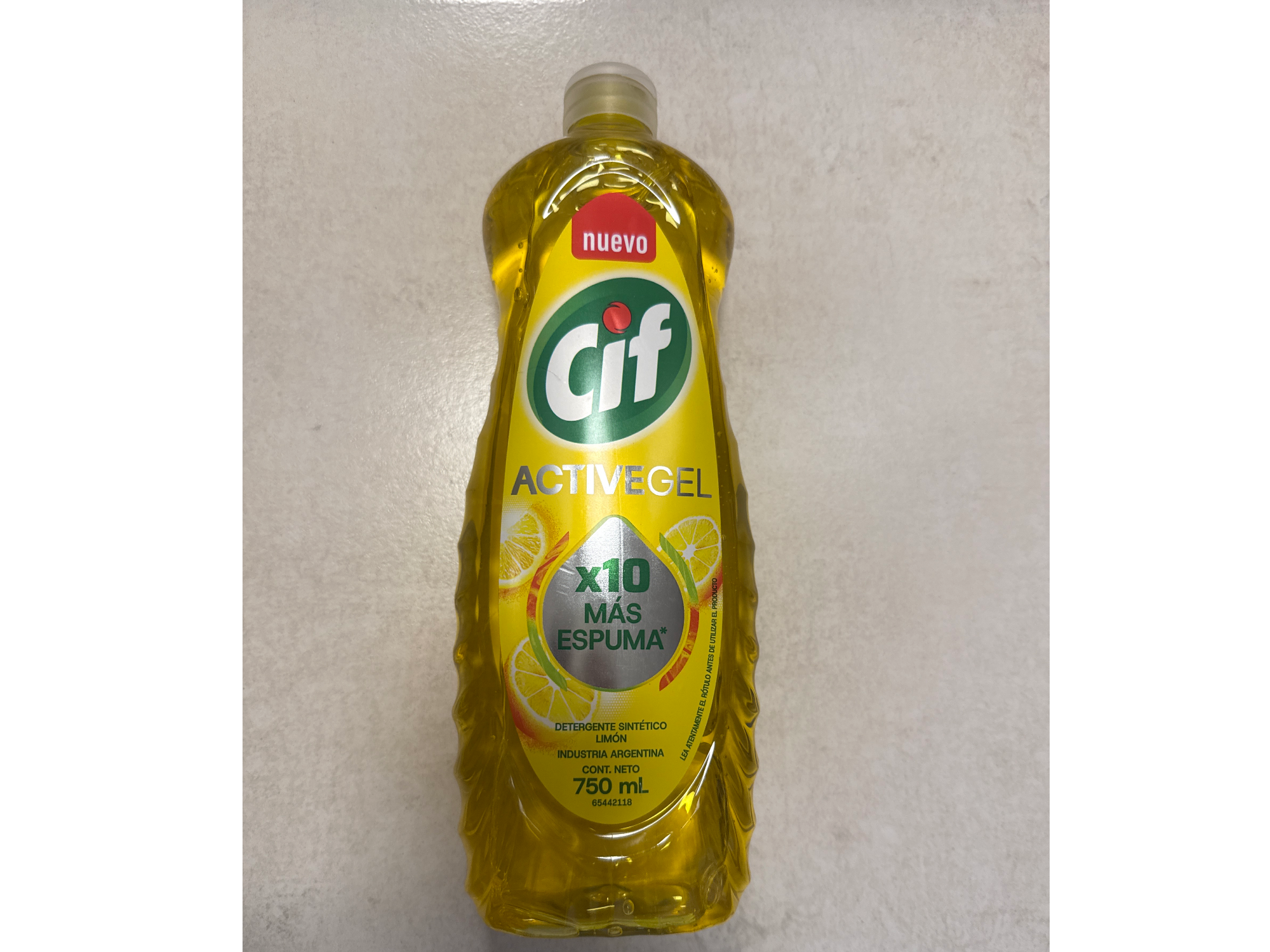 Detergente Activegel Cif - x750ml limón