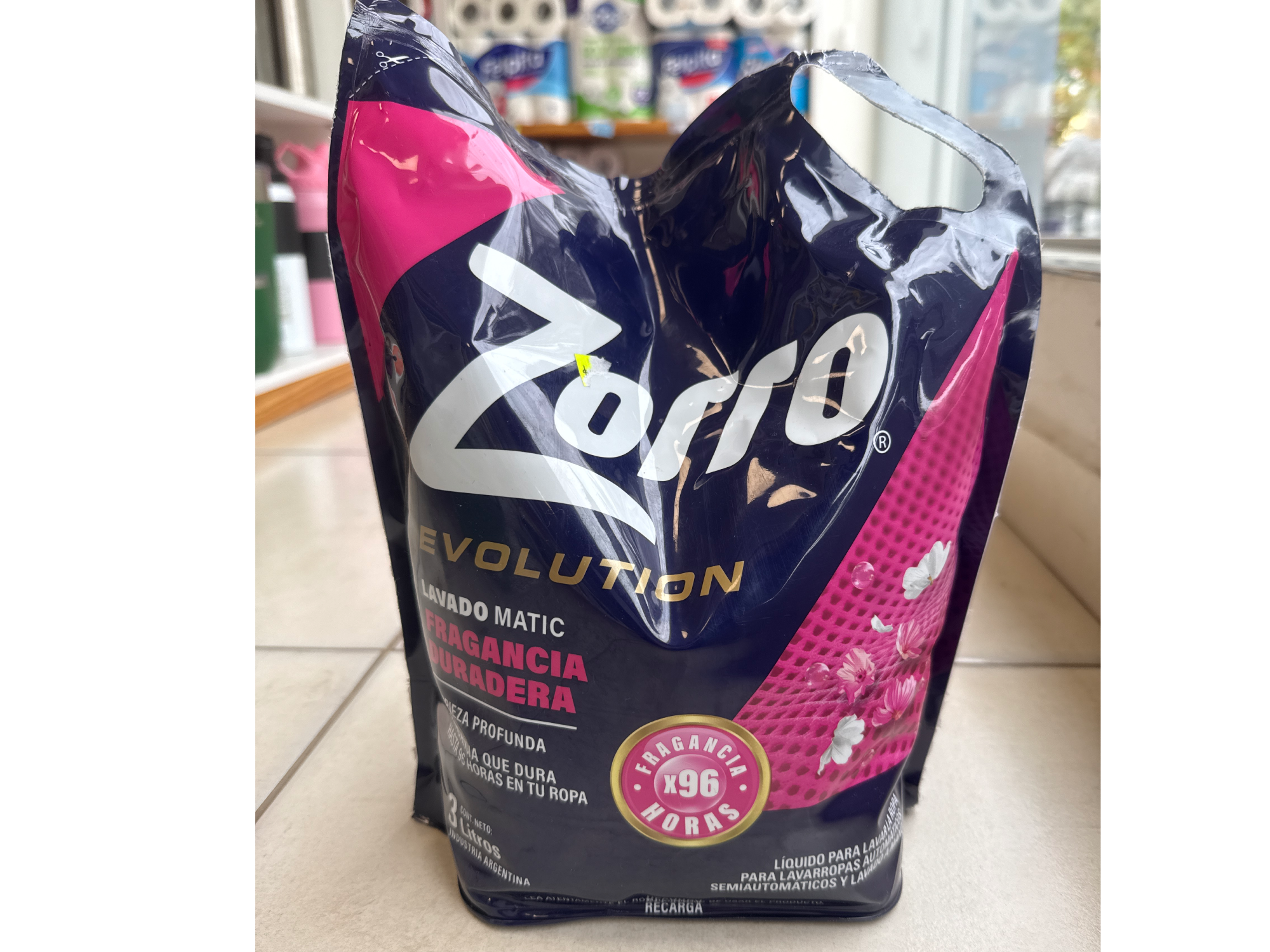 Jabón líquido Zorro x 3 lt evolution D.P.matic