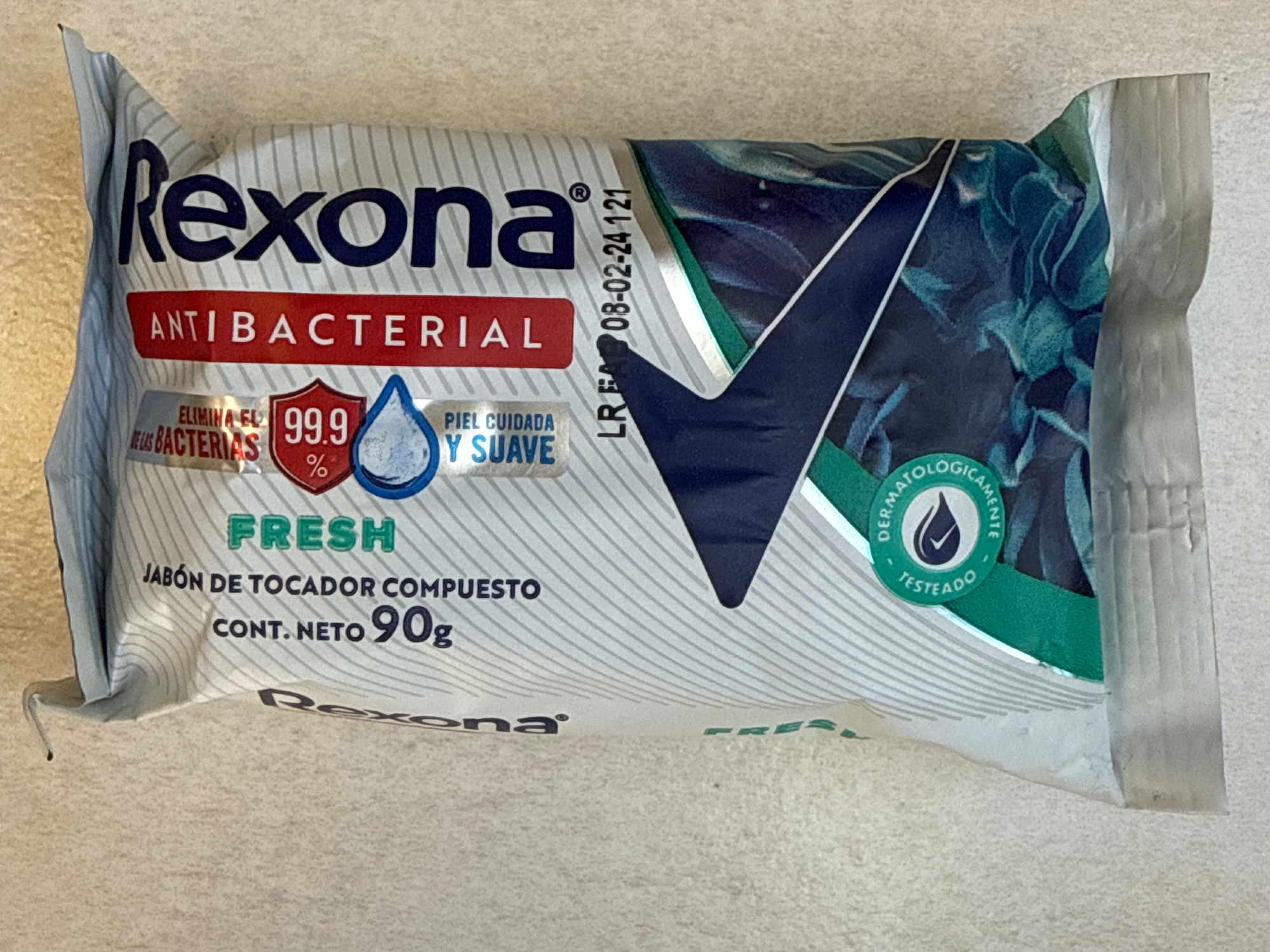 Jabón rexona antibacterial fresh x 90 g