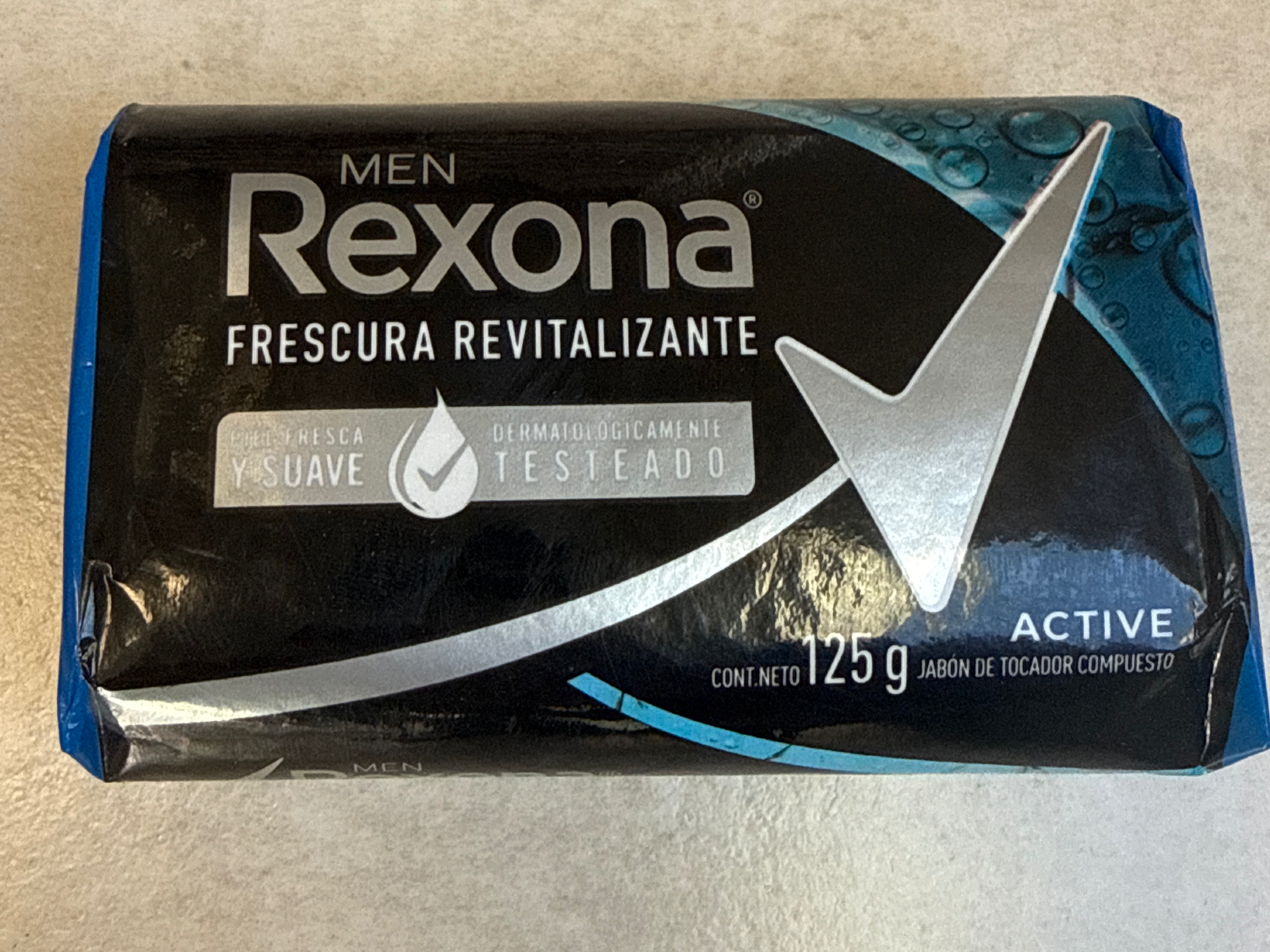 Jabón rexona men frescura revitalizante x 125 g