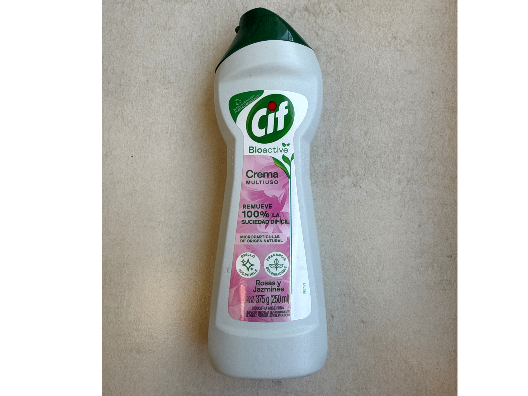 Cif crema multiuso rosas y jazmines x 250 ml
