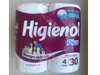 Papel higiénico x 4 - higenol plus - doble hoja