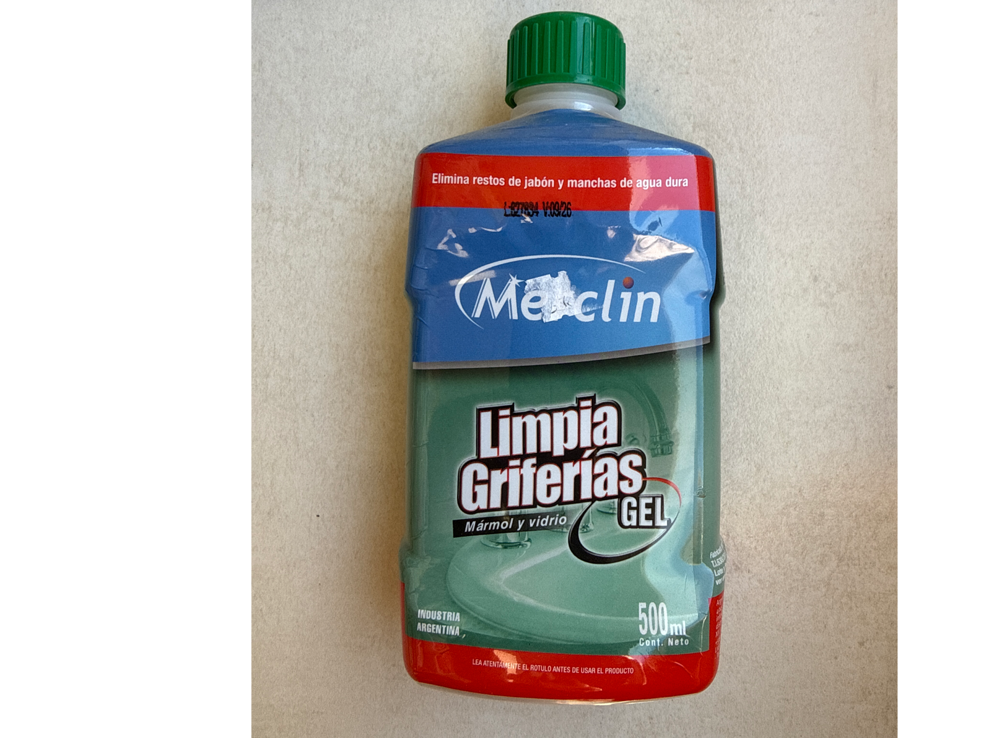 Merclin limpia griferías gel x 500 ml