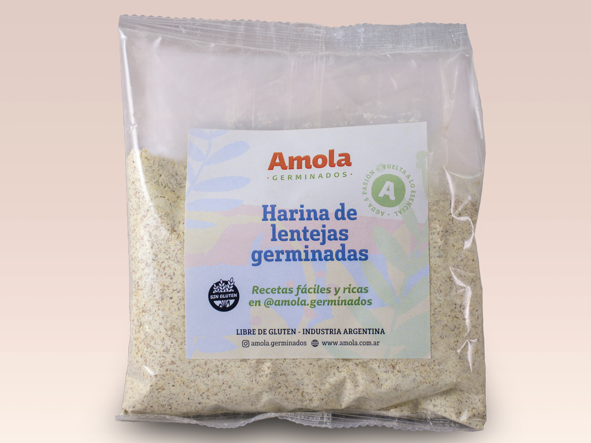 Harina de Lentejas Germinadas x 250 grs