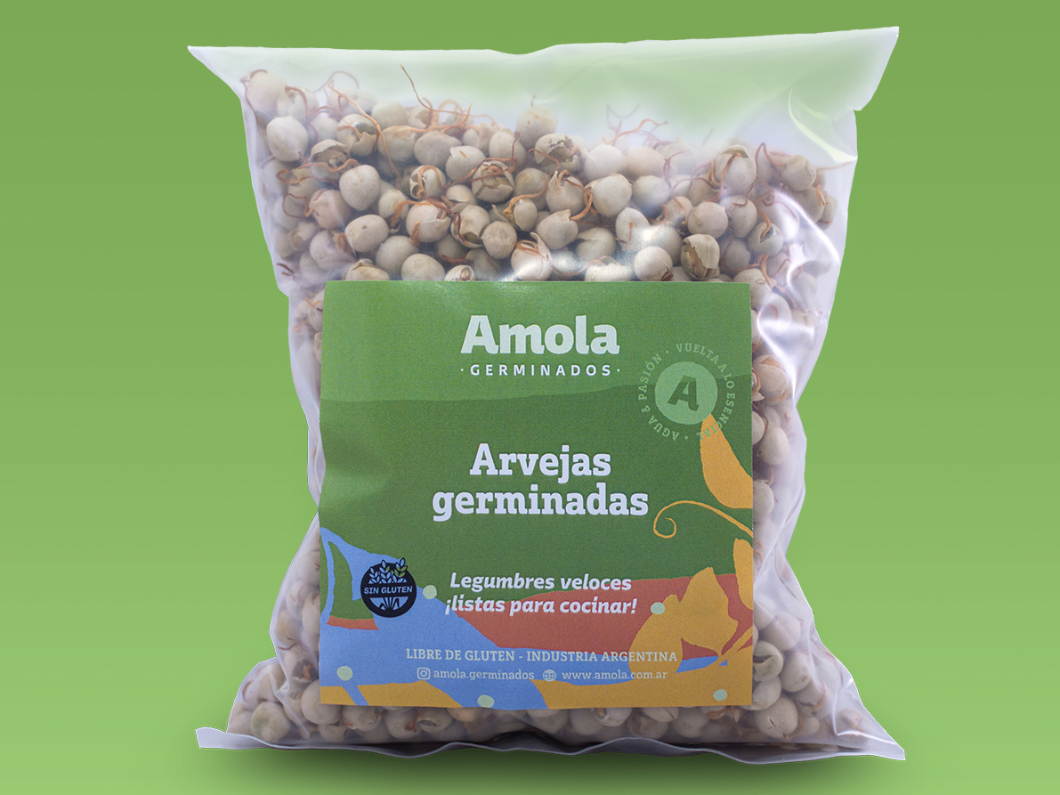 Arvejas Germinadas x 250 grs
