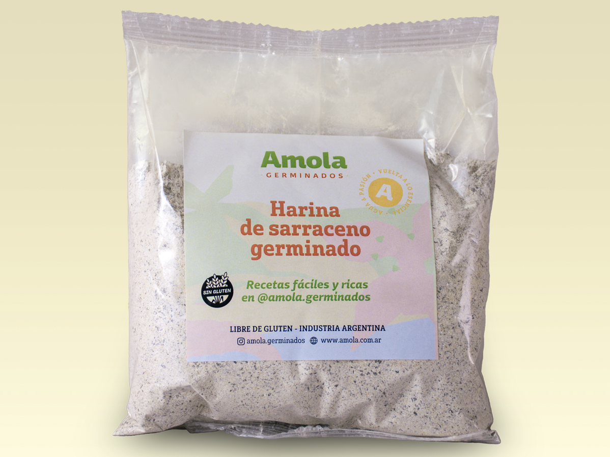 Harina de Trigo Sarraceno Germinado x 250 grs