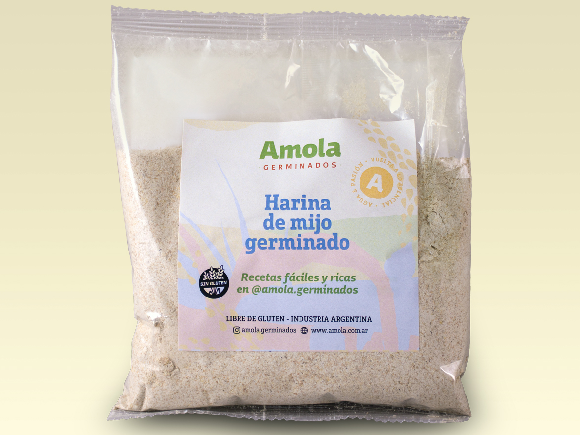 Harina de Mijo Germinado x 250 grs