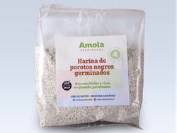 Harina de Porotos Negros Germinados x 250 grs