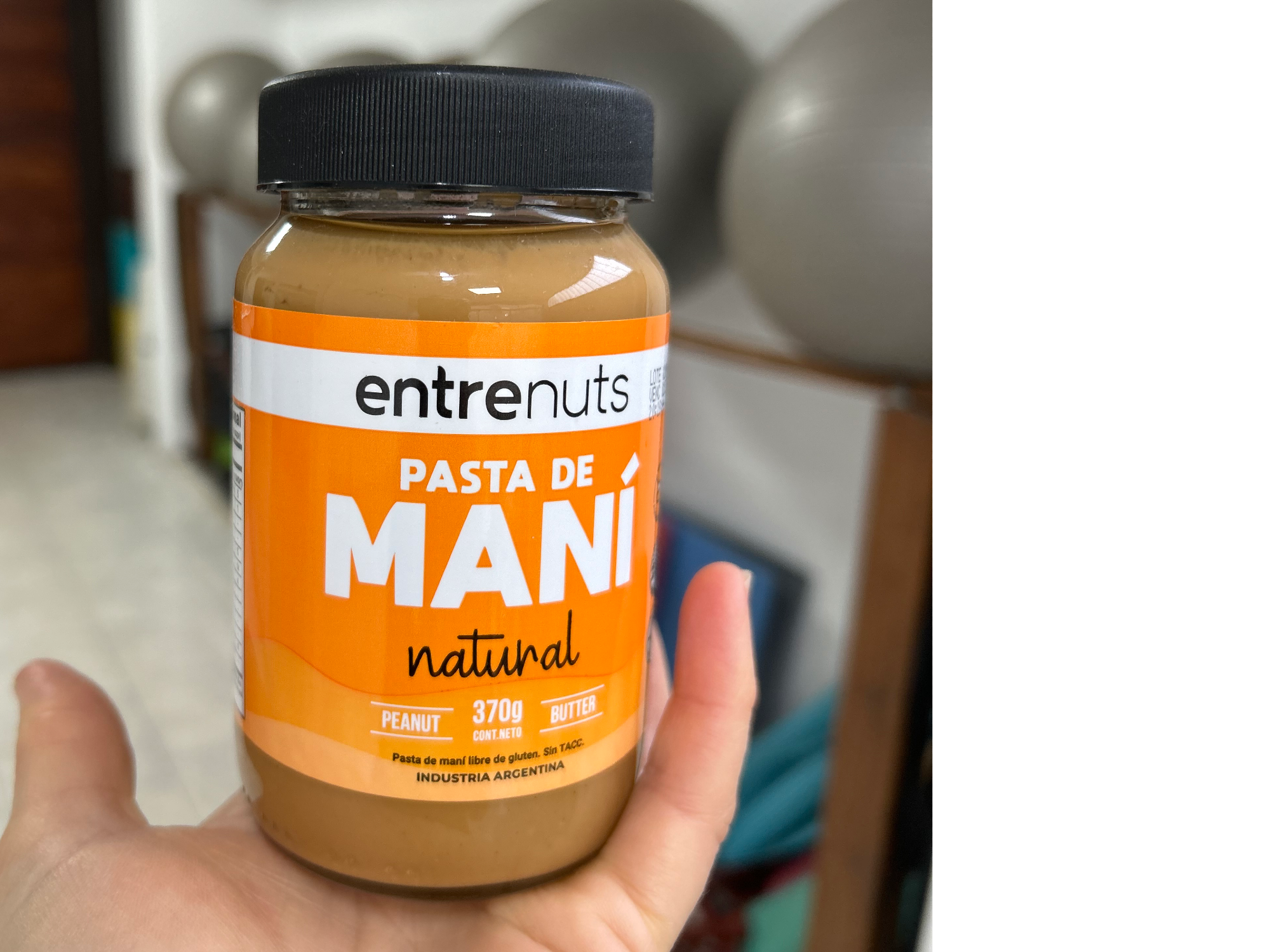 Pasta de maní entrenuts