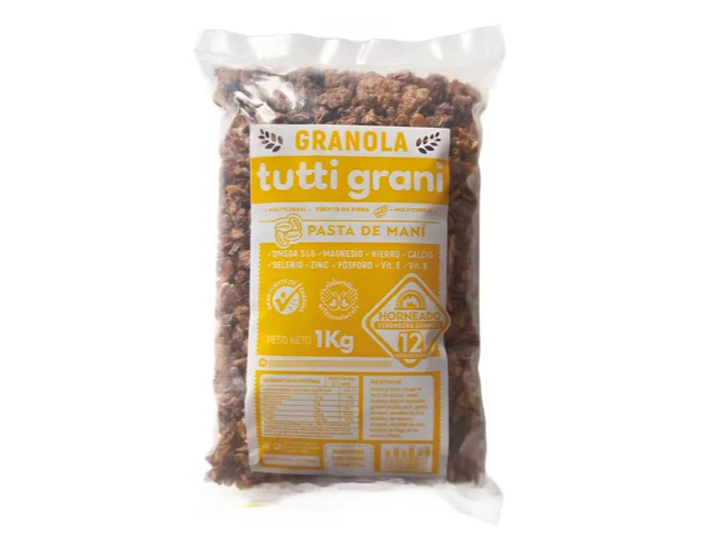 Granola Tutti Grani Pasta de Maní x Kg