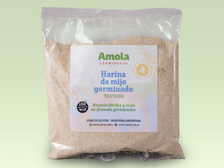 Harina de Mijo Germinado Tostado x 250 grs