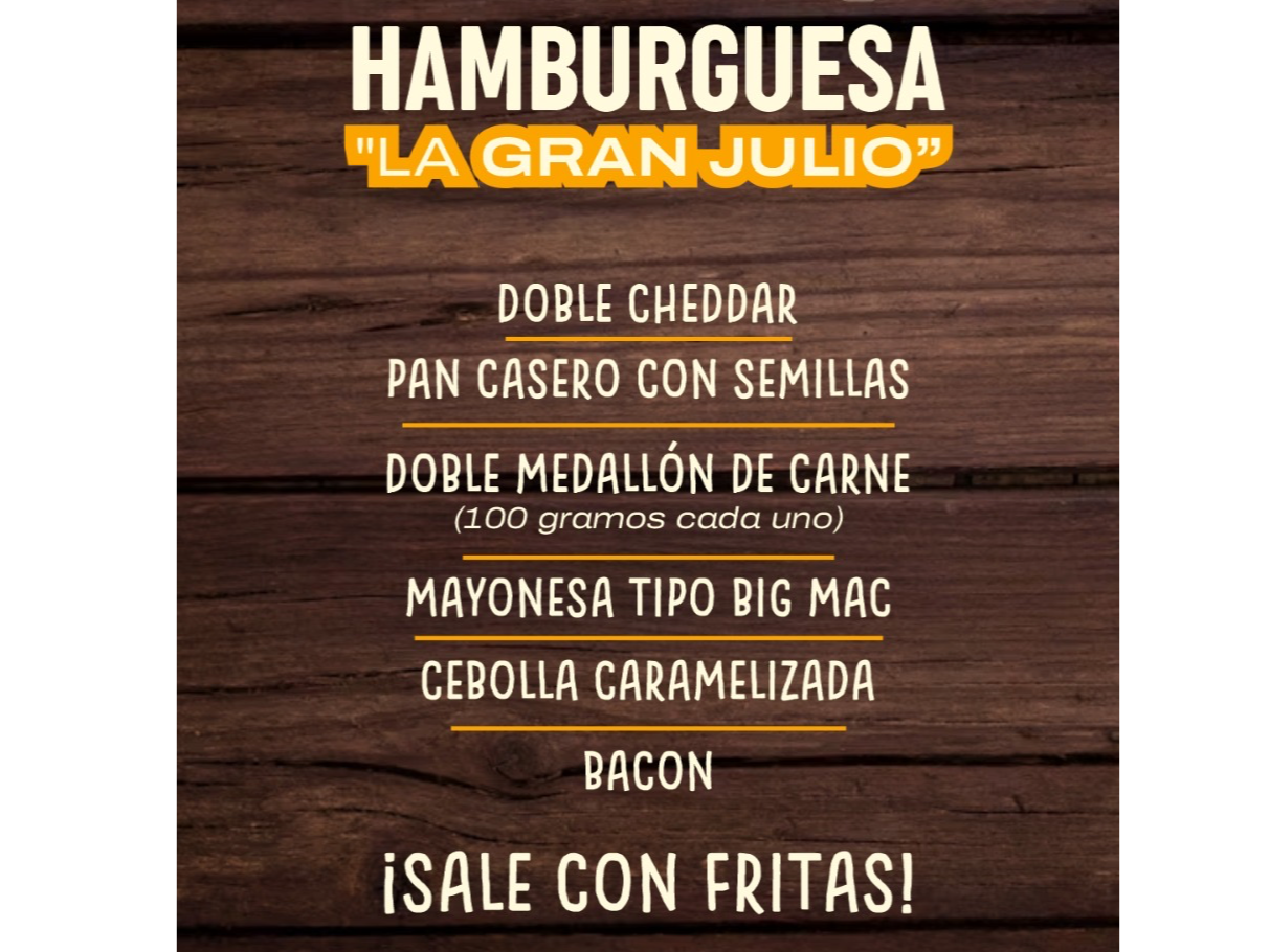 Hamburguesa del mes