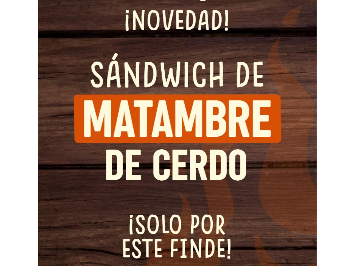 Sandwich de MATAMBRITO de cerdo