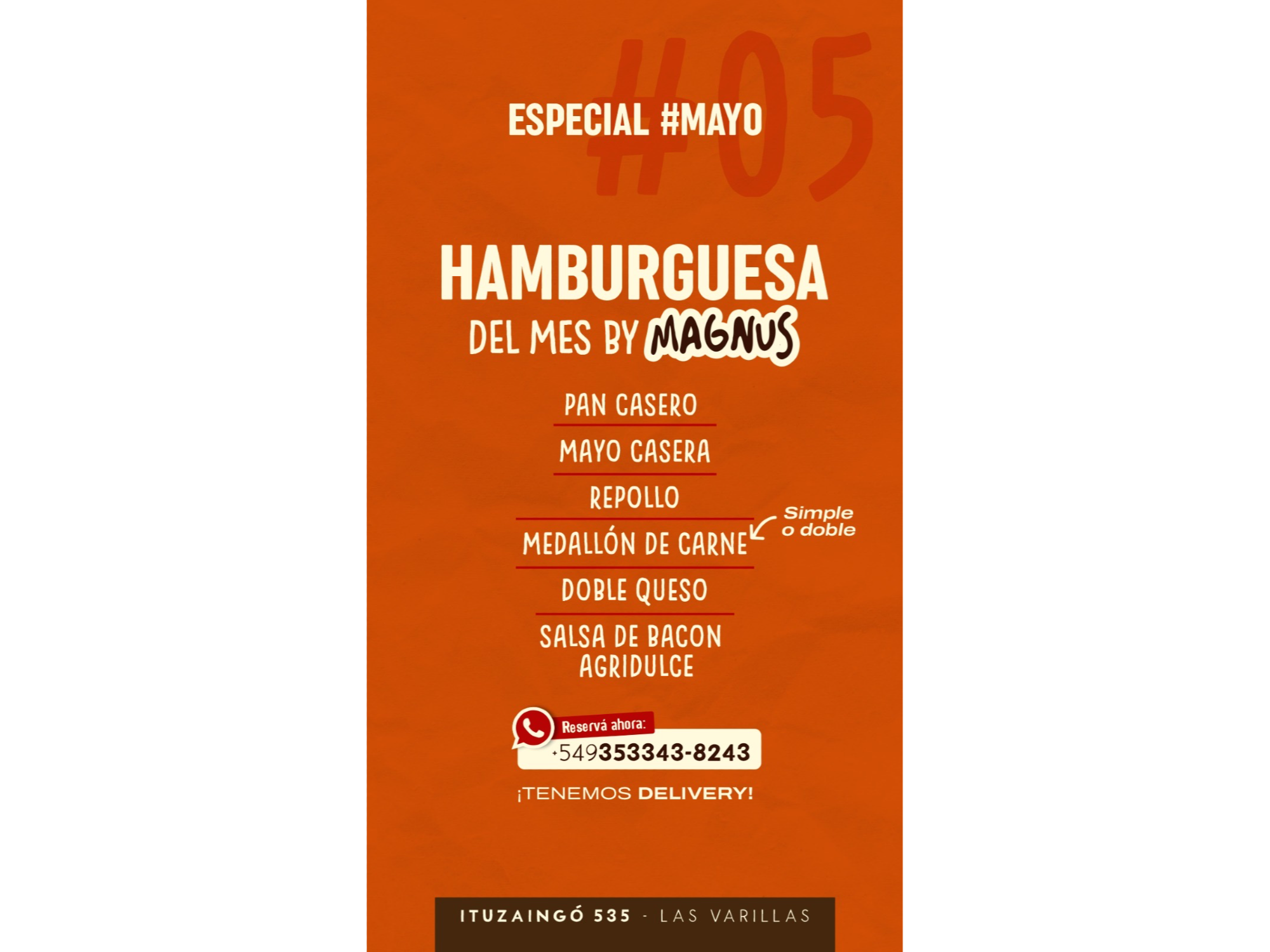 Hamburguesa del mes