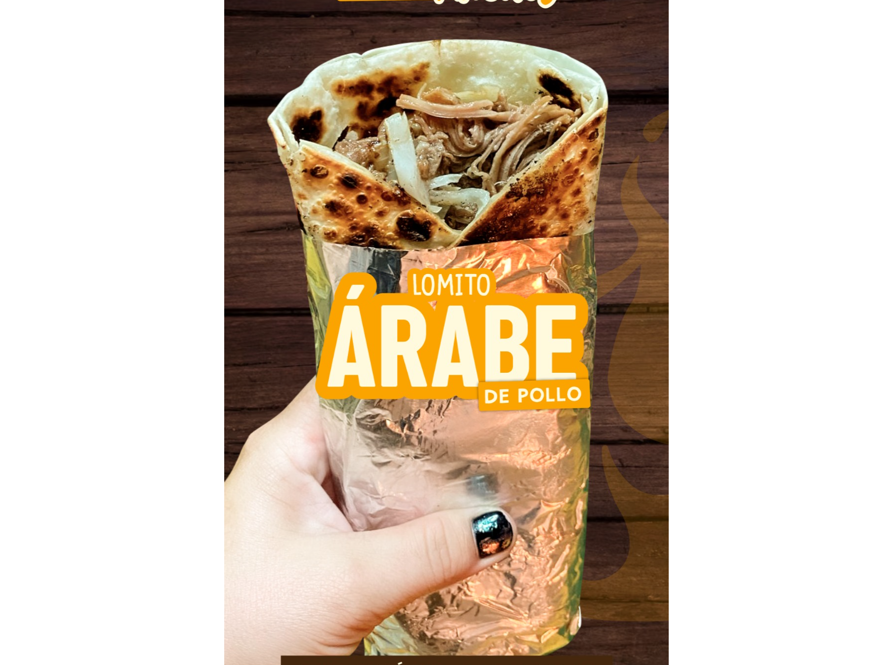 LOMITO ARABE DE POLLO