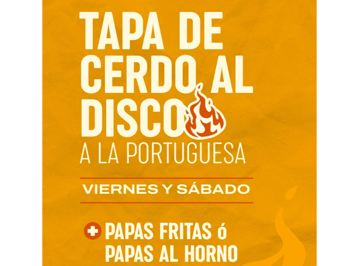 Tapa de cerdo a la portuguesa