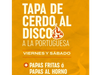 Tapa de cerdo a la portuguesa