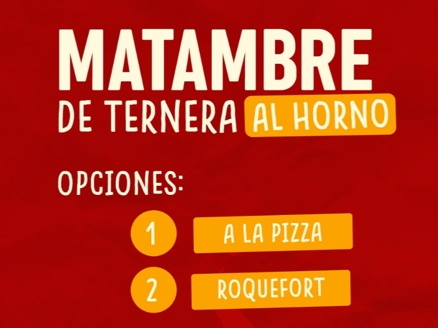 Matambre de vaca al horno