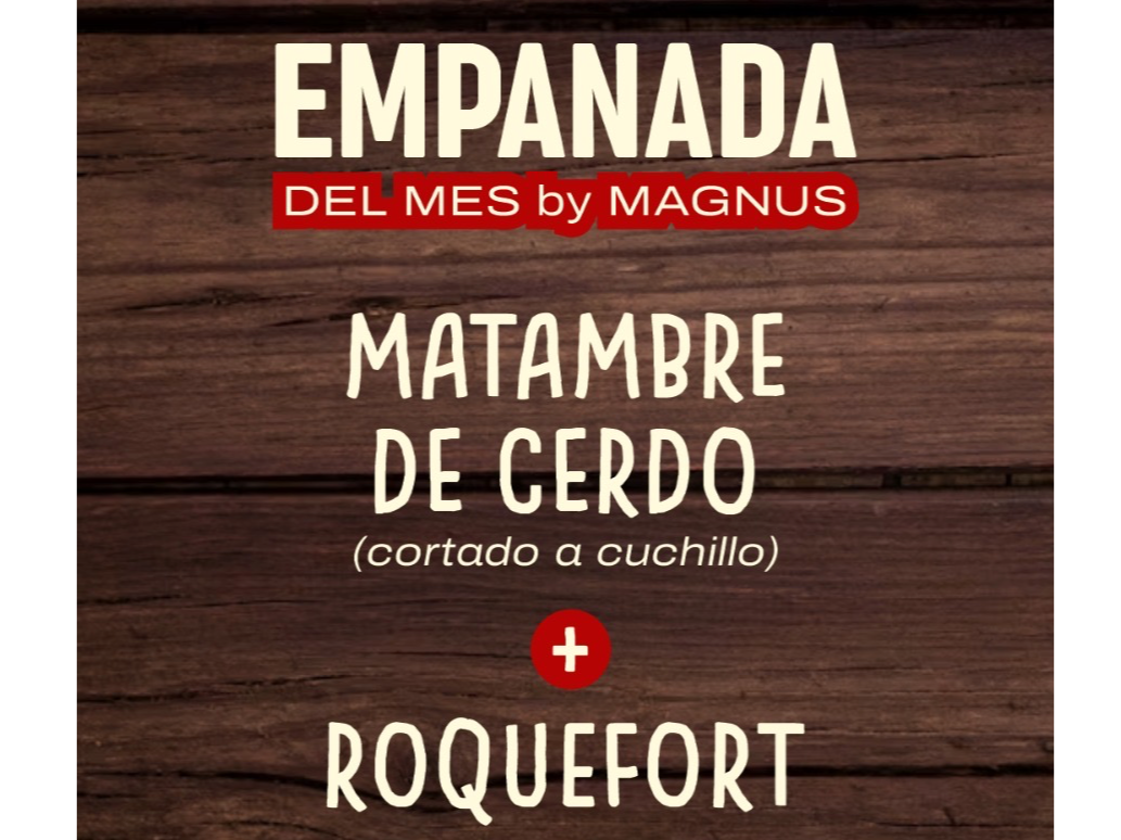 Empanandas de matambre de cerdo al roquefort