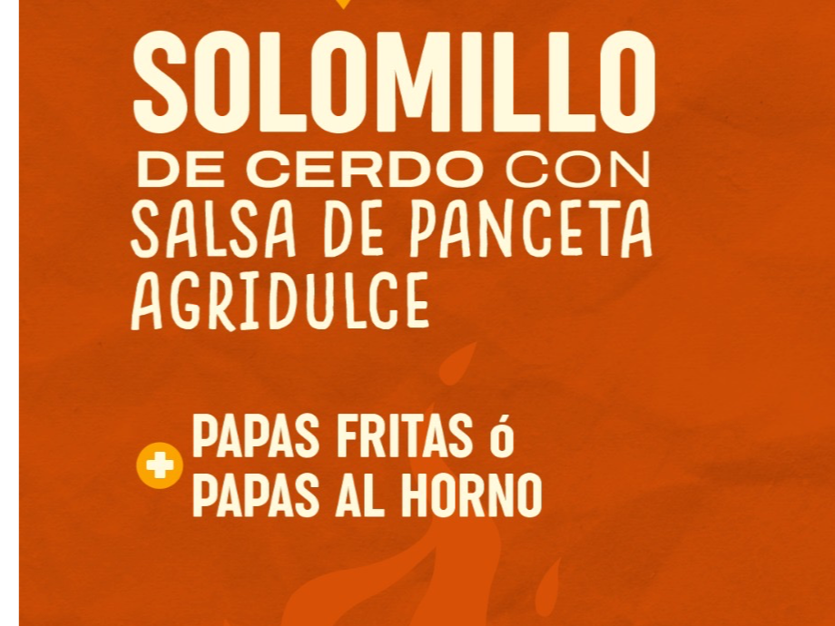 Solomillo de cerdo con salsa de bacon y wisky