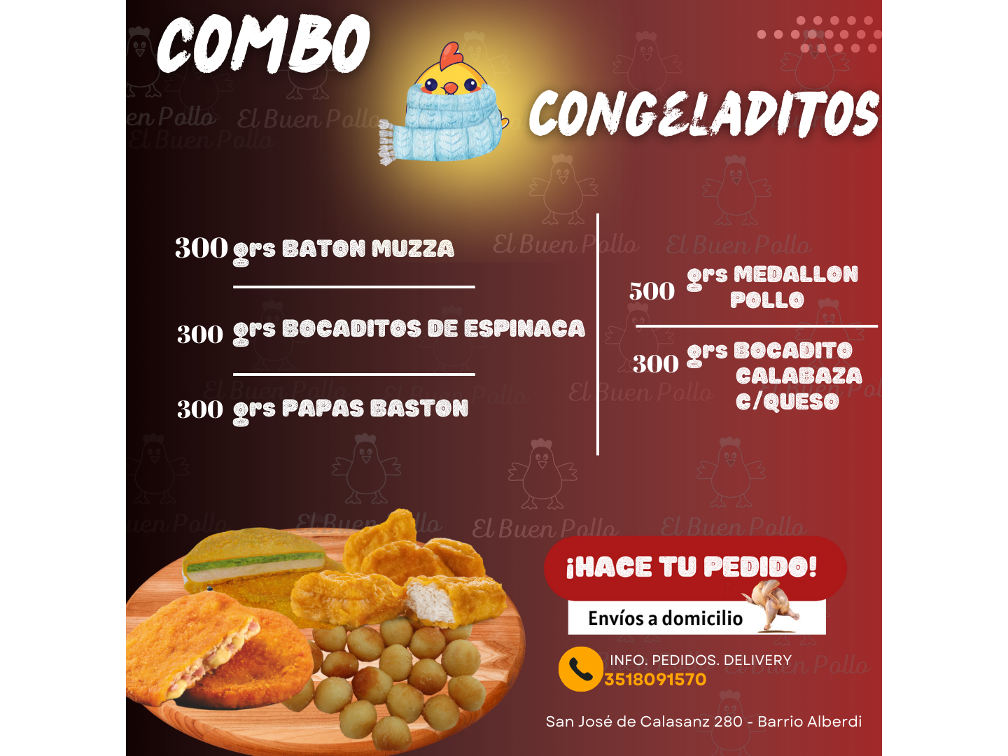 Combo Congeladitos