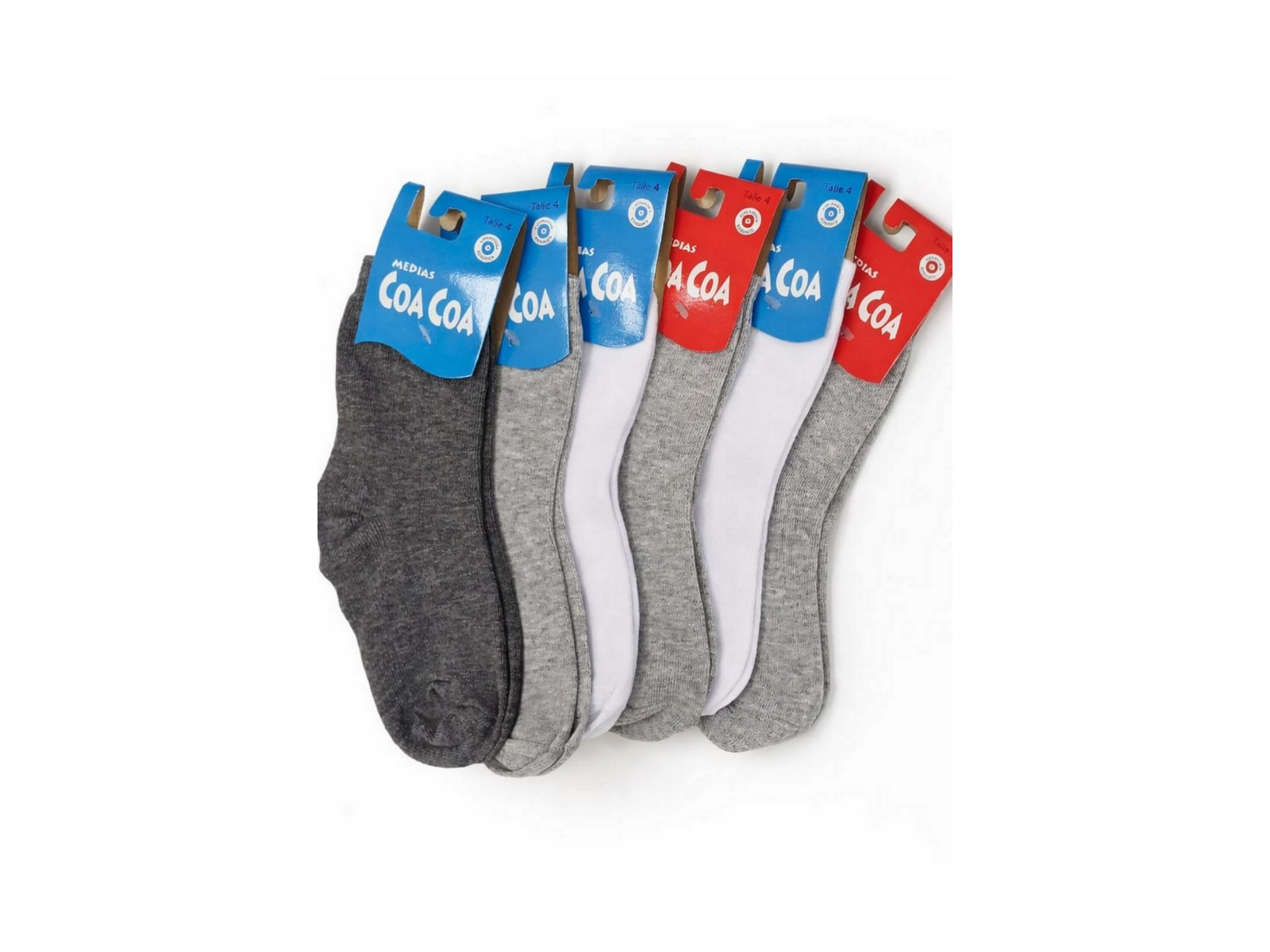 ART. 4000 COA COA TALLE 3.  MEDIA CAÑA LISA NIÑOS