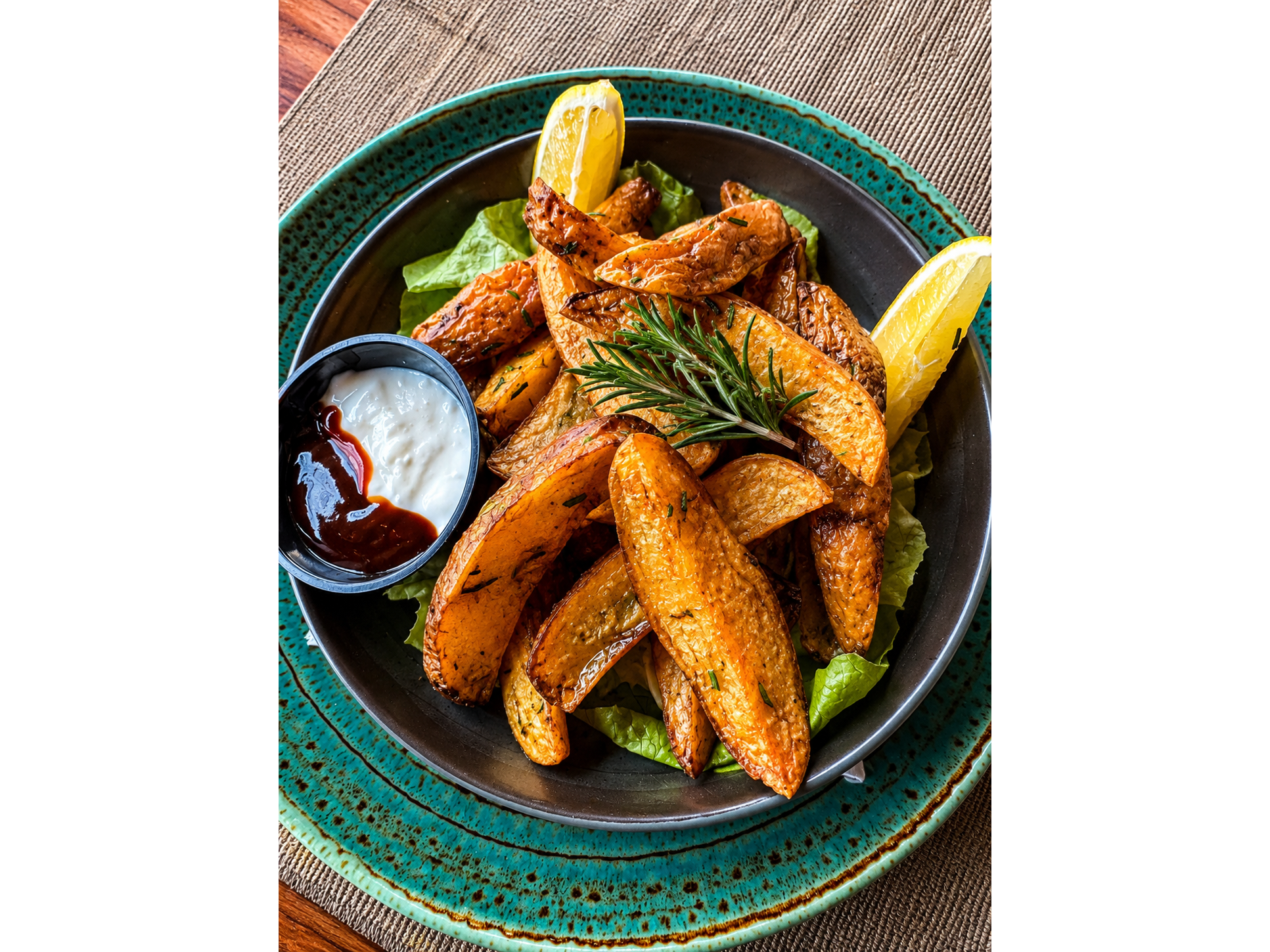 Papas rusticas al romero