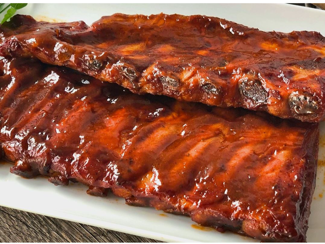 Costilla de cerdo a la barbacoa