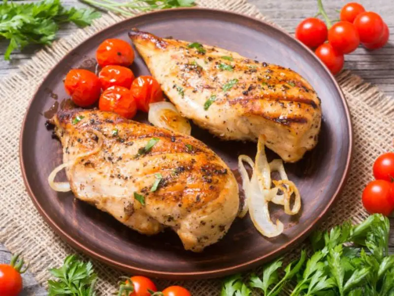 Pechuga rellena con jamon y muzza