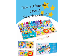 Tablero MONTESSORI 10 en 1