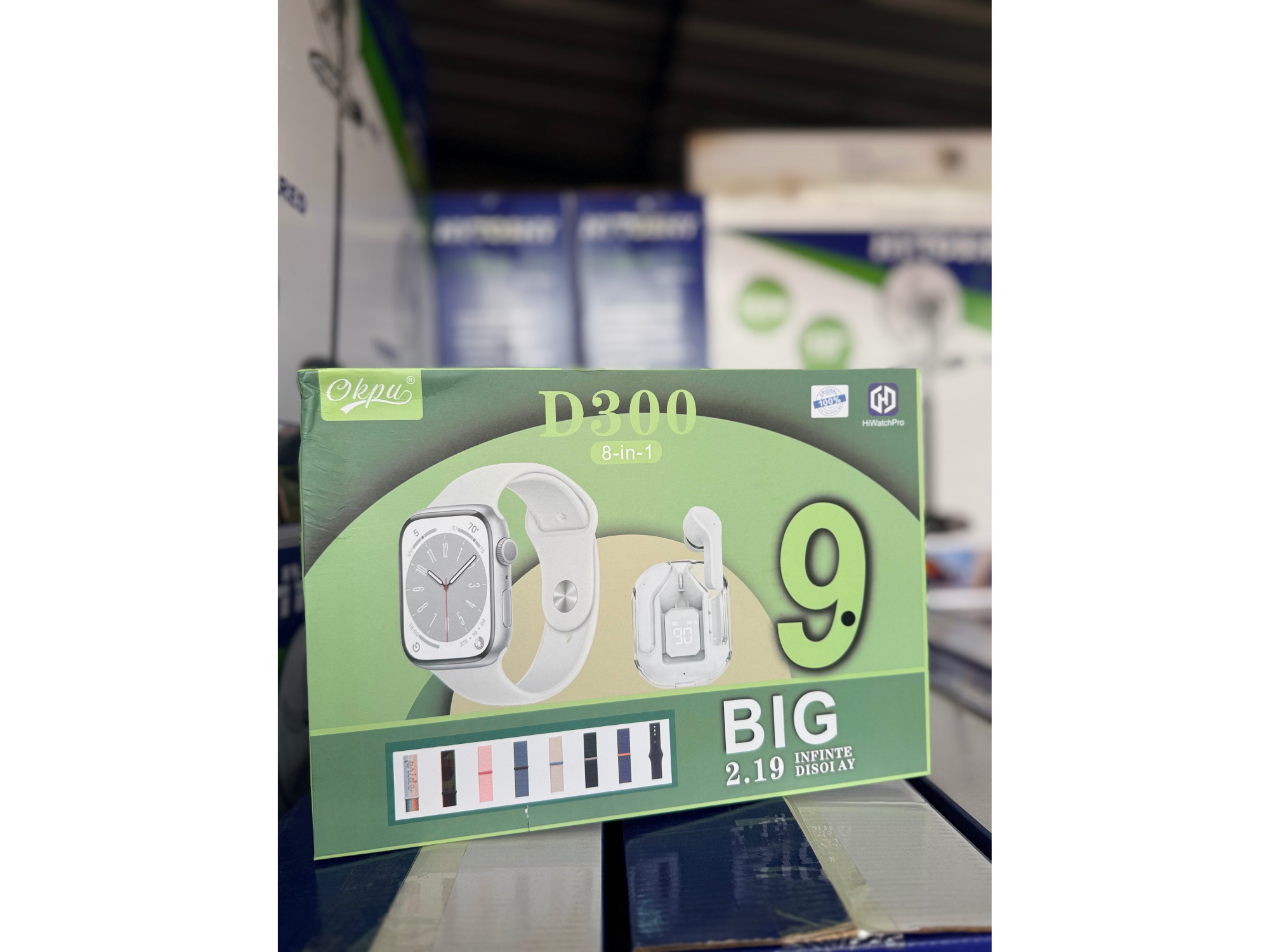 Reloj smartwatch y con auricular 8 en 1