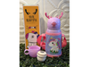 🦌🚰🍶 BOTELLA DE AGUA INFANTIL RENO 600CC CON FUNDA