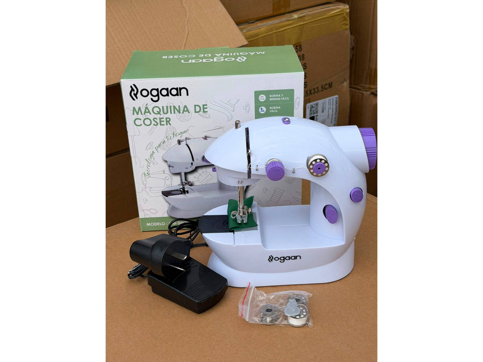 Máquina de coser electrica
