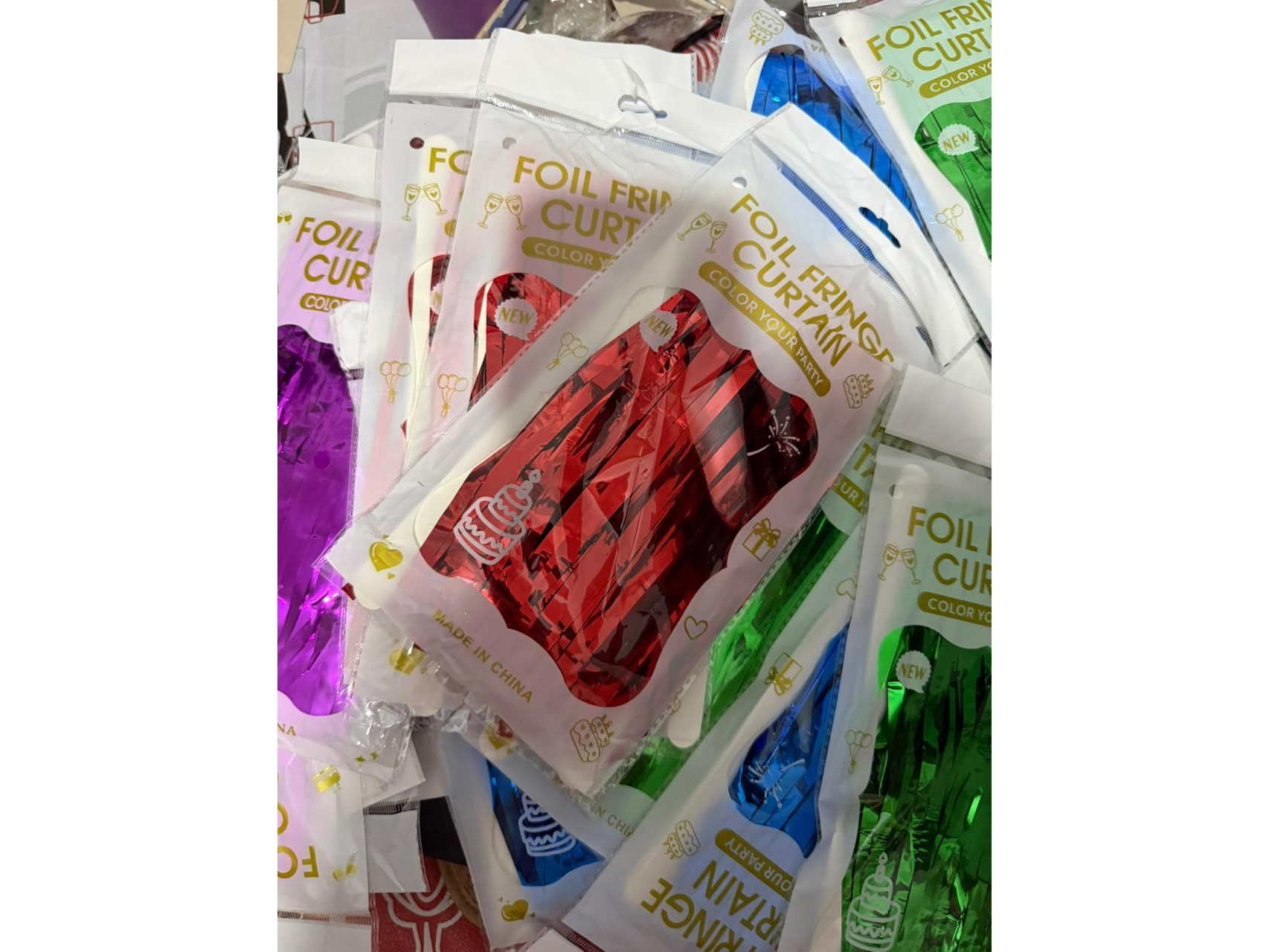 Cortinas metalizadas