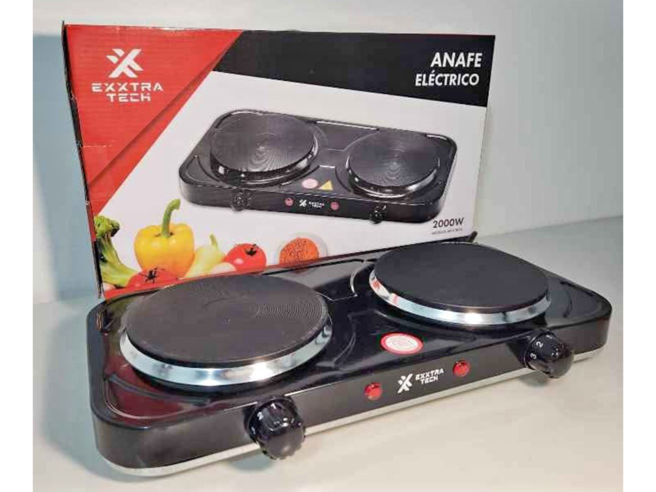 ANAFE ELECTRICO DOS HORNALLAS