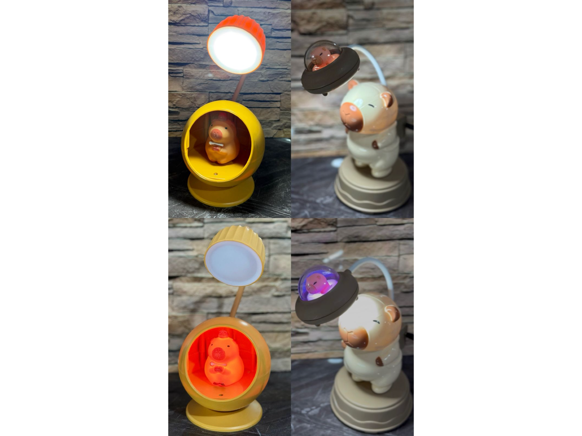 Velador infantil de capibara