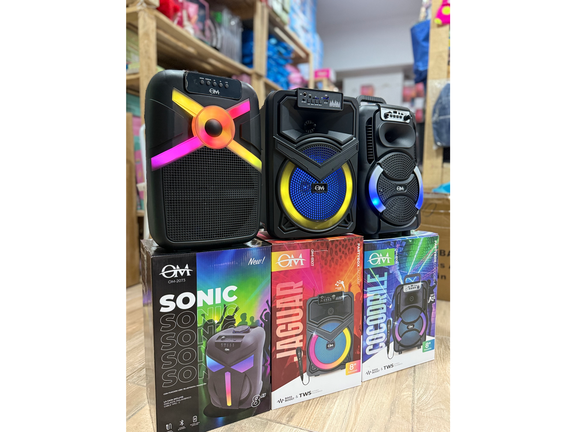 Parlante portátil 8" OM